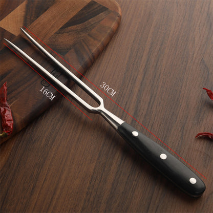 Barbecue Fork, Portable Outdoor BBQ, Stainless Steel Grill Tools, Beef Cooking Accessories
