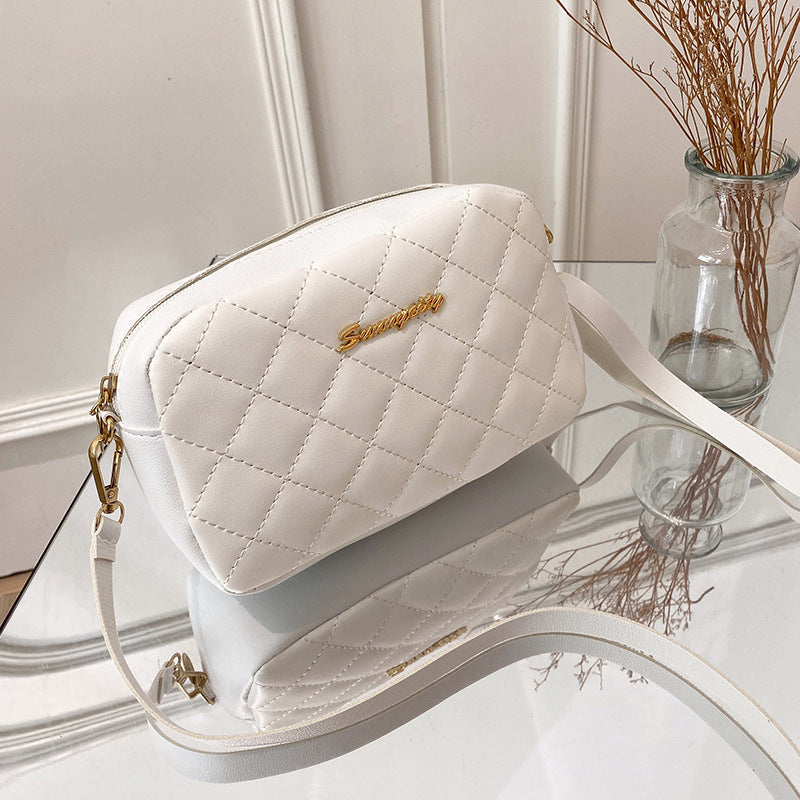 Embroidery Camera Female, Small Messenger Bag, Ladies Crossbody Purse, Shoulder Bags Fashion Chain, For Women Trend Ling
