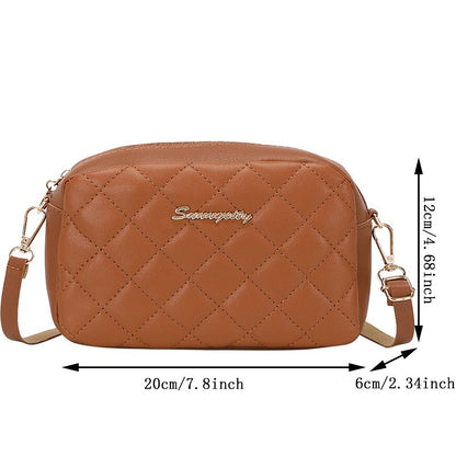 Embroidery Camera Female Small Messenger Bag Ladies Crossbody Purse Shoulder Bags Fashion Chain For 4