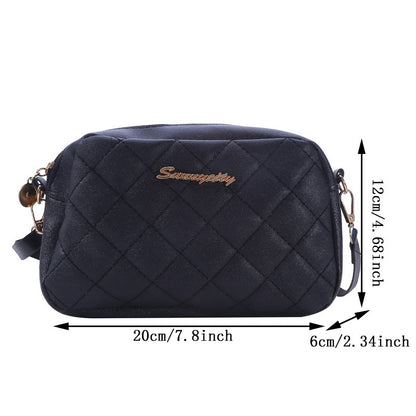 Embroidery Camera Female Small Messenger Bag Ladies Crossbody Purse Shoulder Bags Fashion Chain For 6