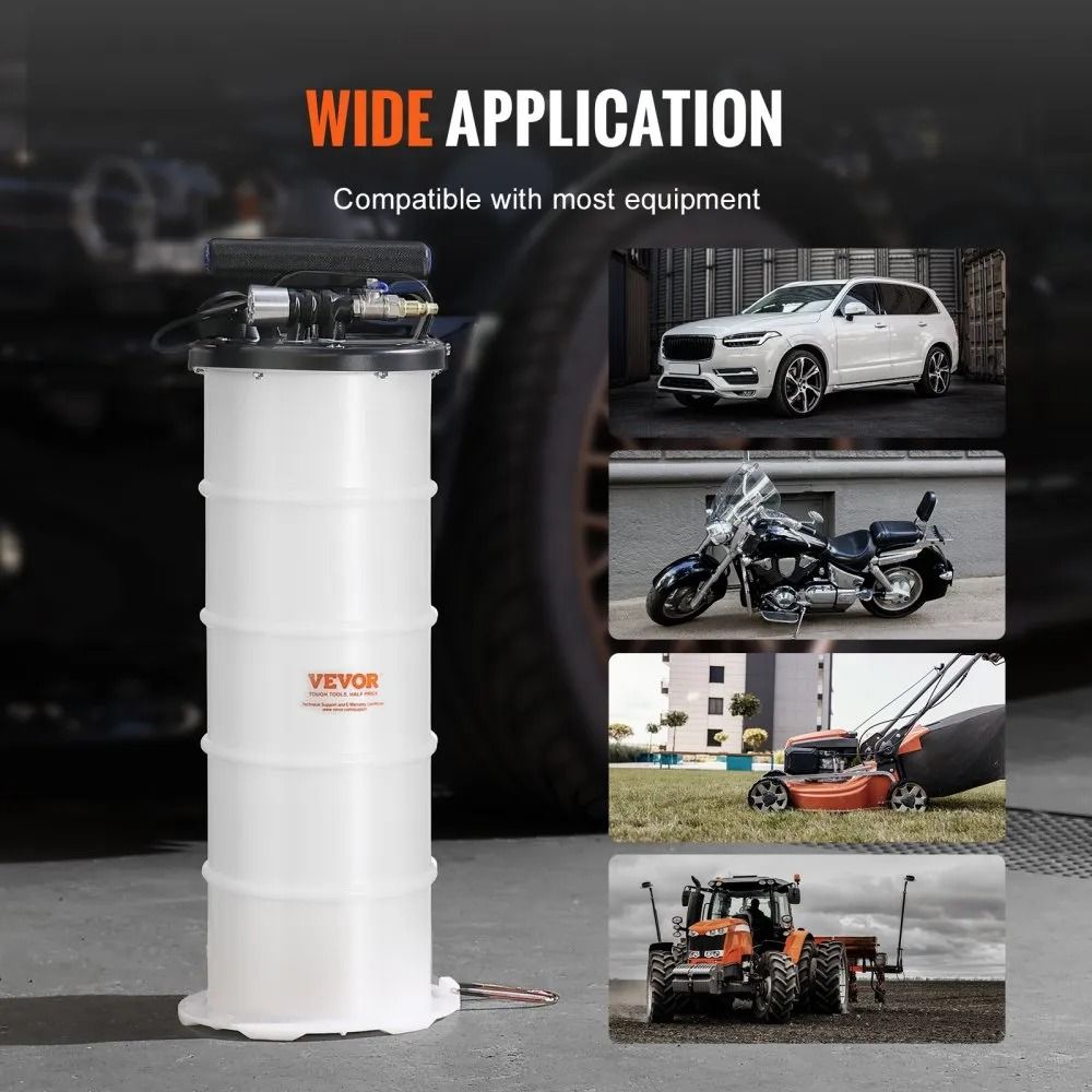 Pneumatic Manual Oil Changer Fluid Extractor Vacuum Fluid Extractor With Dipstick And Suction Hose  1