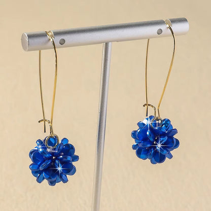DIY Pearl Petal Ball Earrings Set For Women Fashion Holiday Travel And Party Looks 2
