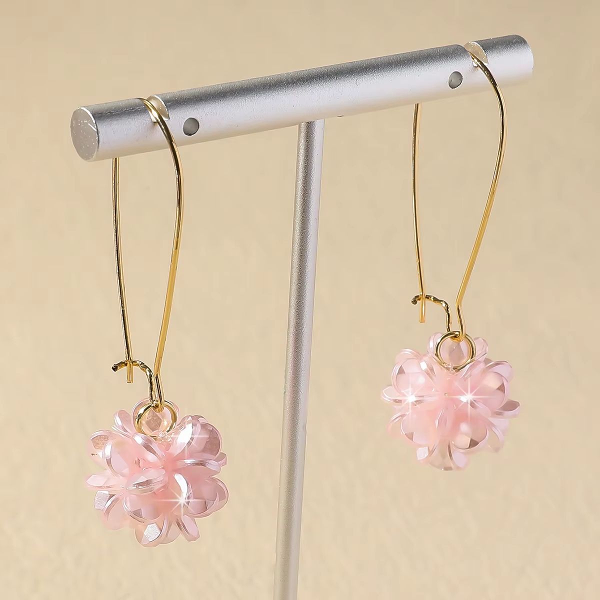 DIY Pearl Petal Ball Earrings Set For Women Fashion Holiday Travel And Party Looks 3