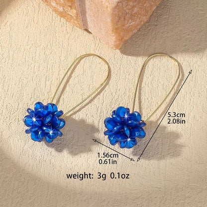 DIY Pearl Petal Ball Earrings Set For Women Fashion Holiday Travel And Party Looks 4