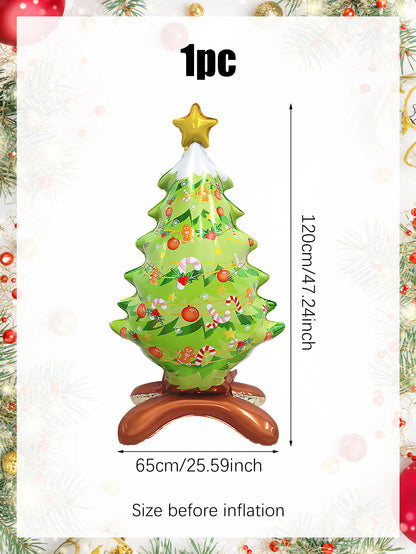 Standing Christmas Tree Aluminum Balloon Event Decoration Garden Decoration Suitable For Christmas 5