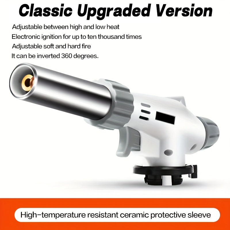 Multifunctional Gas Burner Adjustable Flame Flame Gun Cooking Soldering BBQ Tool 3