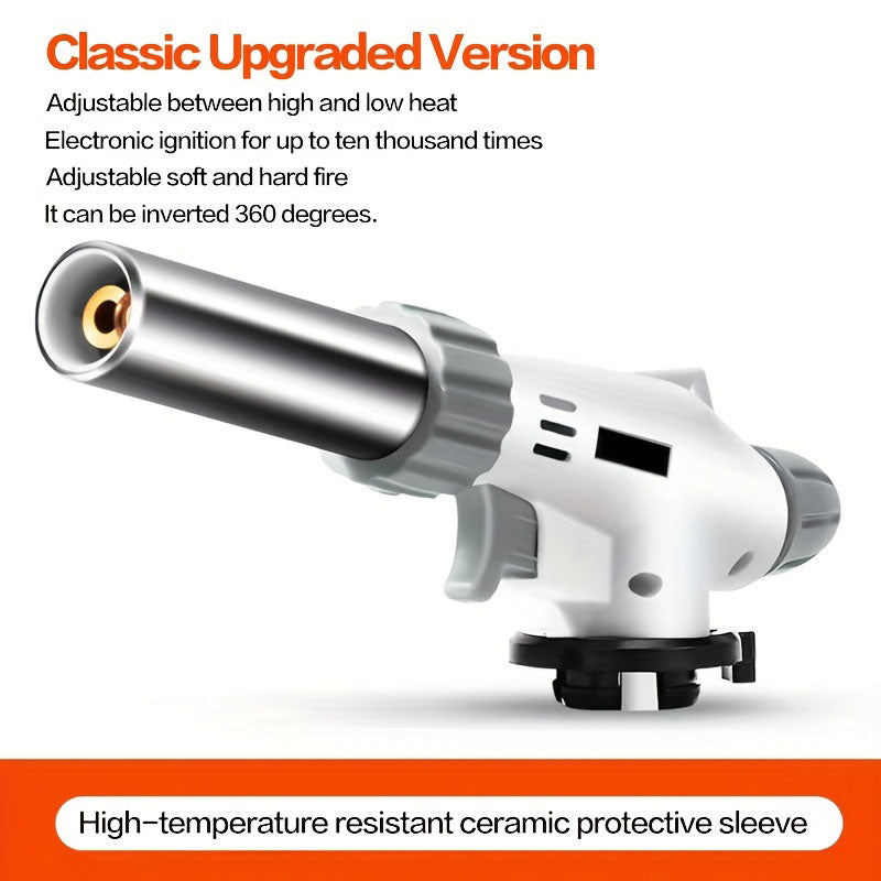 Multifunctional Gas Burner Adjustable Flame Flame Gun Cooking Soldering BBQ Tool 4