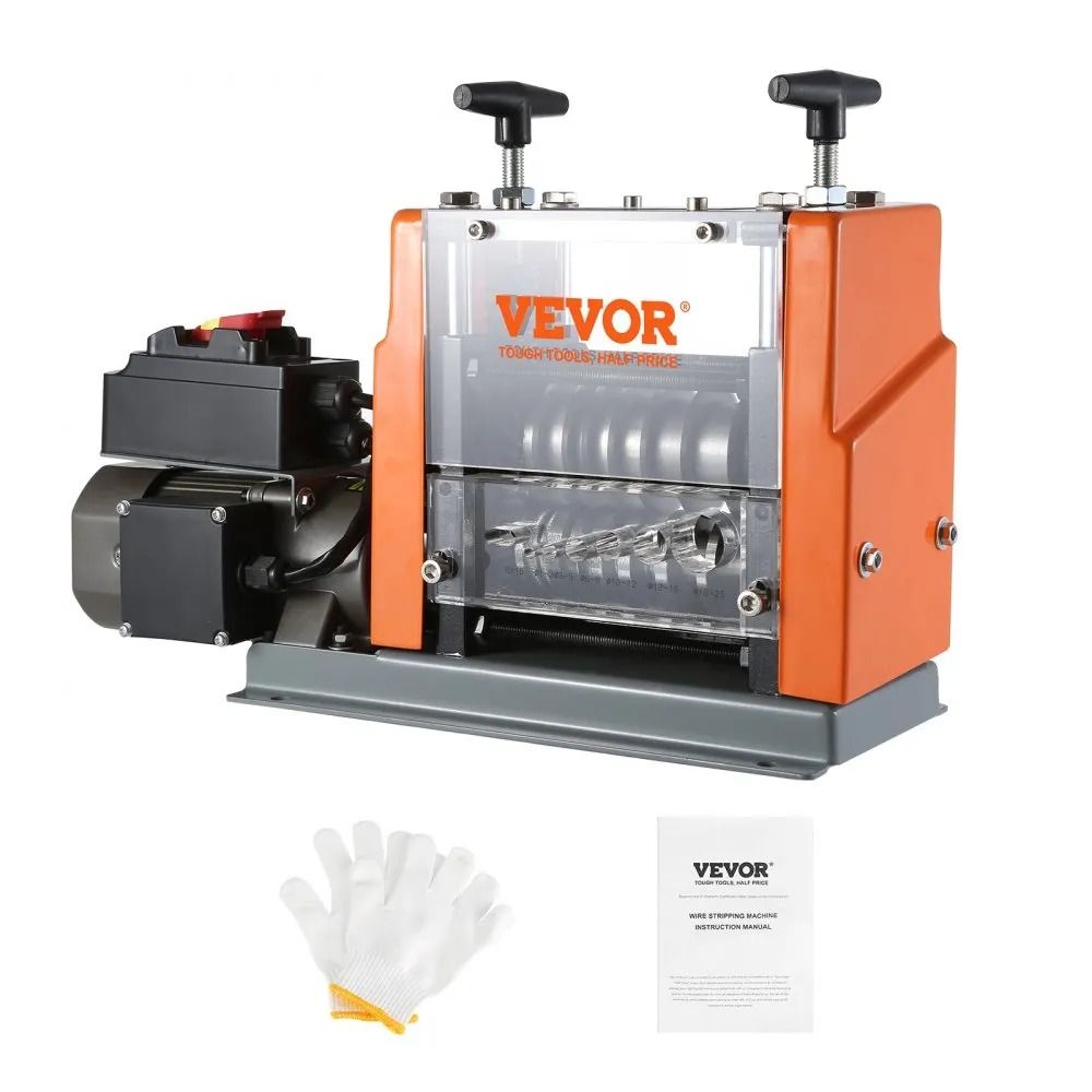 Motorized Wire Stripper Electric Cable Stripping Tool Clear Stripping Depth 6 Round Channels Flat C 1