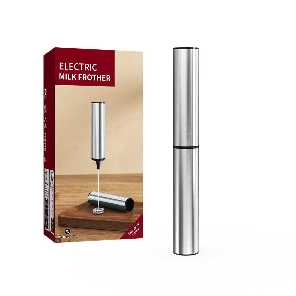 Kitchen Handheld Milk Frother, Powerful Stirrer, Electric Foam Maker, Coffee Mixer, Latte Whisk, Rechargeable Egg Beater