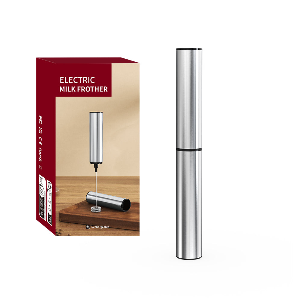 Kitchen Handheld Milk Frother, Powerful Stirrer, Electric Foam Maker, Coffee Mixer, Latte Whisk, Rechargeable Egg Beater