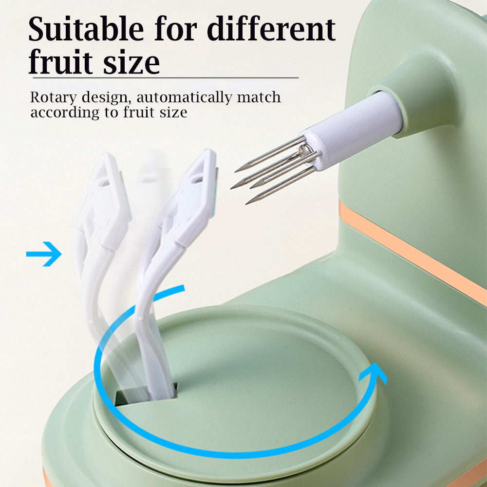 Multifunctional Kitchen Peeler Handcranked Fruit Peeler Apple Pear Slicing Tool Fruit Divider Spare 2