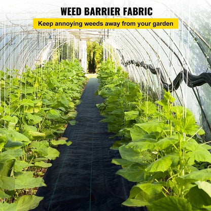 Heavy Duty Geo Textile Fabric Weed Control Fabric Garden Barrier Cloth Woven Ground Cover 1