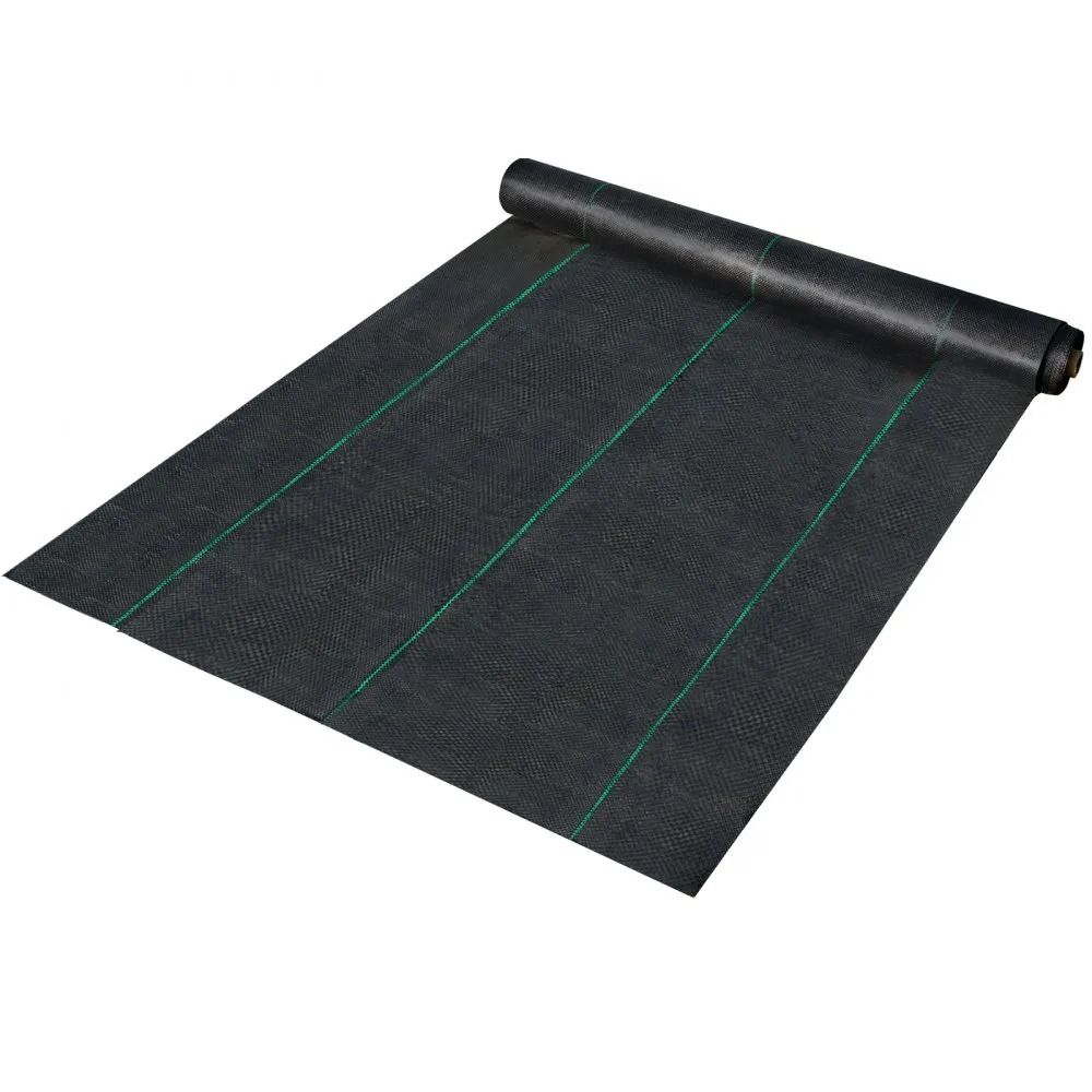 Heavy Duty Geo Textile Fabric Weed Control Fabric Garden Barrier Cloth Woven Ground Cover 9