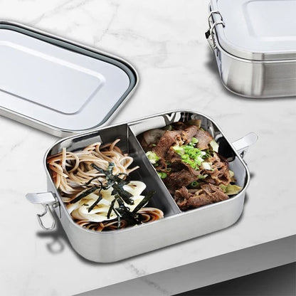 Stainless Steel Lunch Box With Removable Dividers 850 ML For Kids And Adults 1