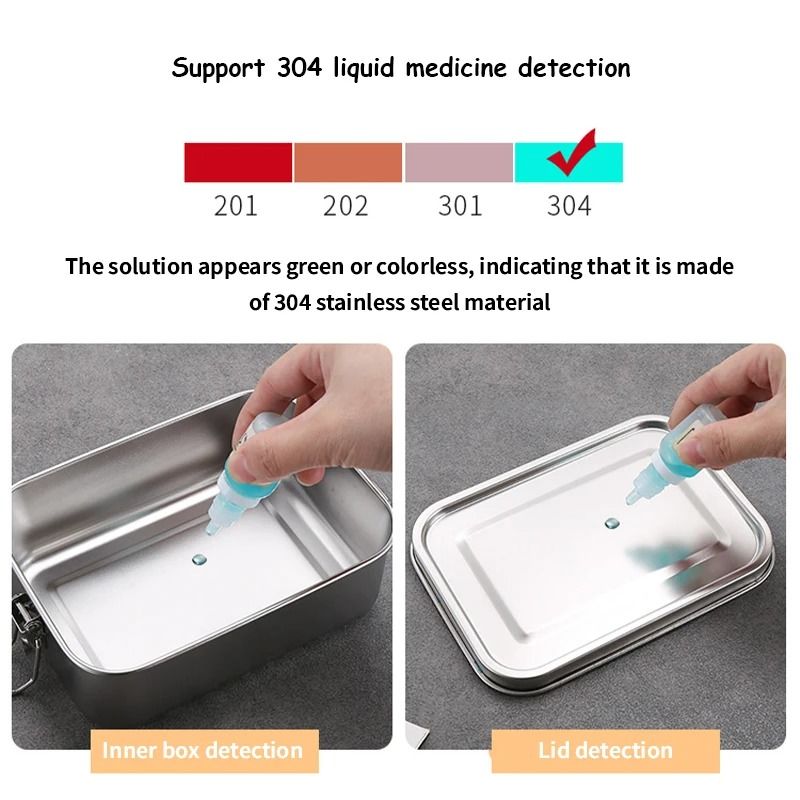 Stainless Steel Lunch Box With Removable Dividers 850 ML For Kids And Adults 4