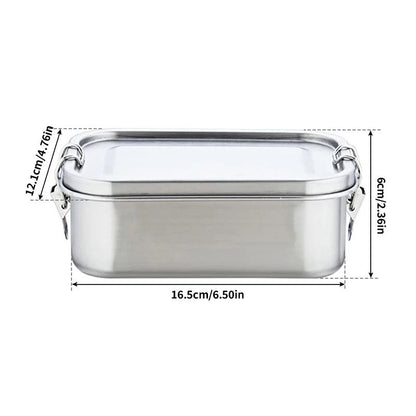 Stainless Steel Lunch Box With Removable Dividers 850 ML For Kids And Adults 5