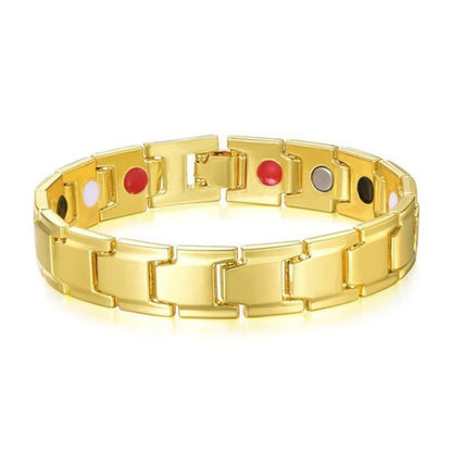 Mens Magnetic Therapy Strength Bracelet Adjustable Health And Energy Bangle 2