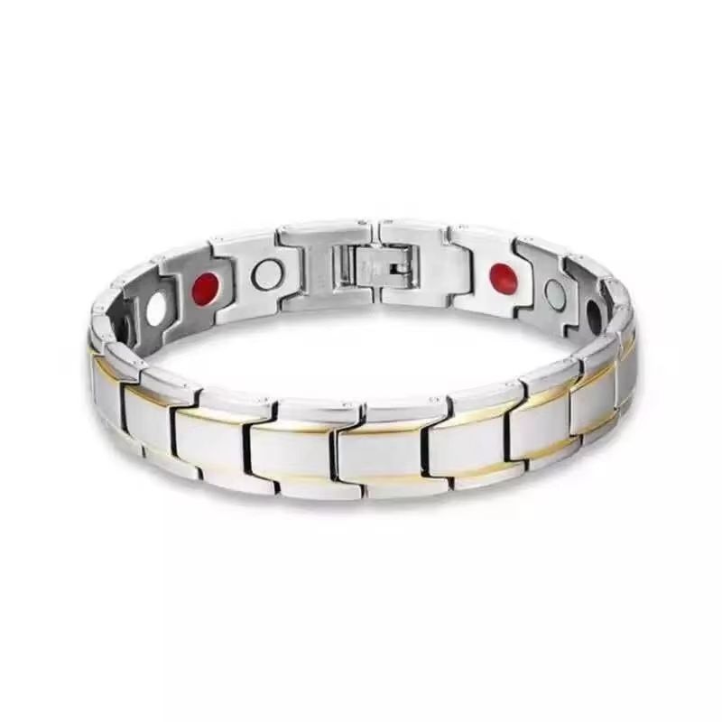 Mens Magnetic Therapy Strength Bracelet Adjustable Health And Energy Bangle 3