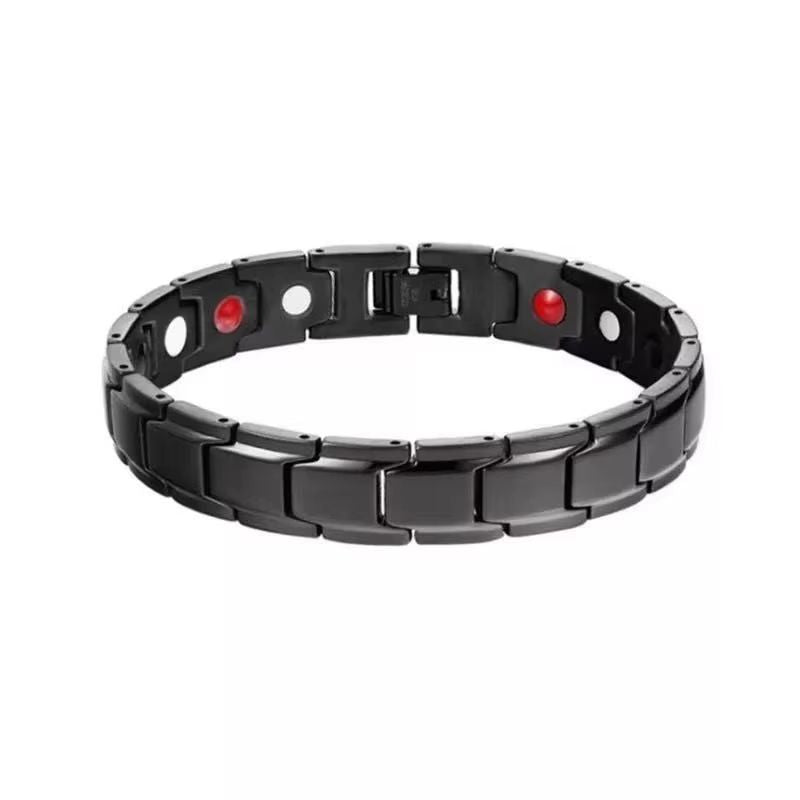 Mens Magnetic Therapy Strength Bracelet Adjustable Health And Energy Bangle 8