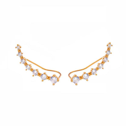 Korean Crystal Heart Hoop Earrings With 925 Silver Needle For Women 19