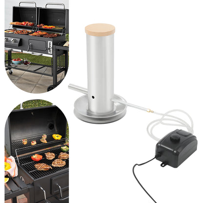 Electric Cold Smoke Generator Portable Stainless Steel Barbecue Smoker Durable Outdoor Home Restaur 3