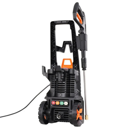 High Power Electric Pressure Washer Adjustable Pressure Quick Connect Nozzles Ideal For Cars Fences 7