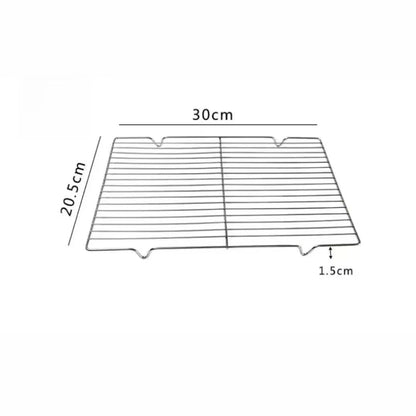 Stainless Steel Rectangular Cooling Rack Baking Tray Set BBQ Safe Small Grill Grilling Tools 8