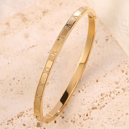 ZAKOL Sparkling Zirconia Stainless Steel Bracelet Set For Women Stackable Bangles 5