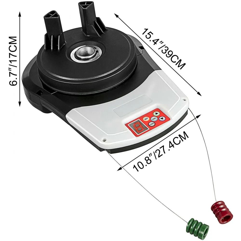 Auto Garage Roller Gate Opener Kit With Remote Controls High Lift Force Electric Roller Door Opener 6