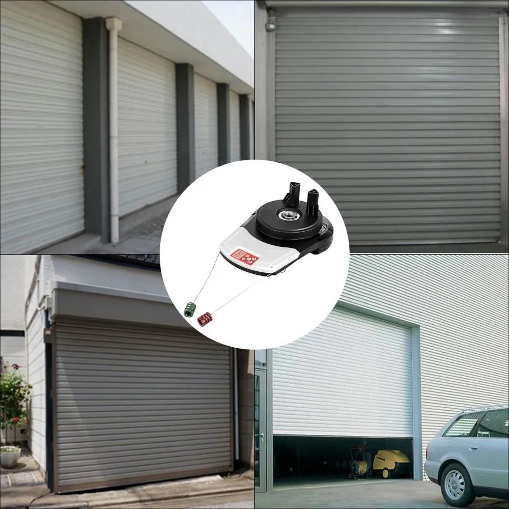Auto Garage Roller Gate Opener Kit With Remote Controls High Lift Force Electric Roller Door Opener 3