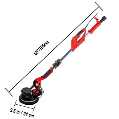 Electric Drywall Sander Foldable Sheetrock Sander With Telescope Handle Variable Speed RPM Wall San 7