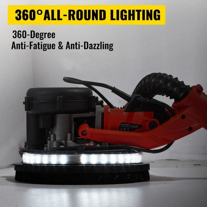Electric Drywall Sander Foldable Sheetrock Sander With Telescope Handle Variable Speed RPM Wall San 1
