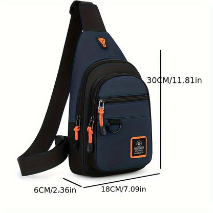 Waterproof Mens Bike Shoulder Bag Outdoor Hiking Travel Backpack Leisure Sports Crossbody Chest Bag 1
