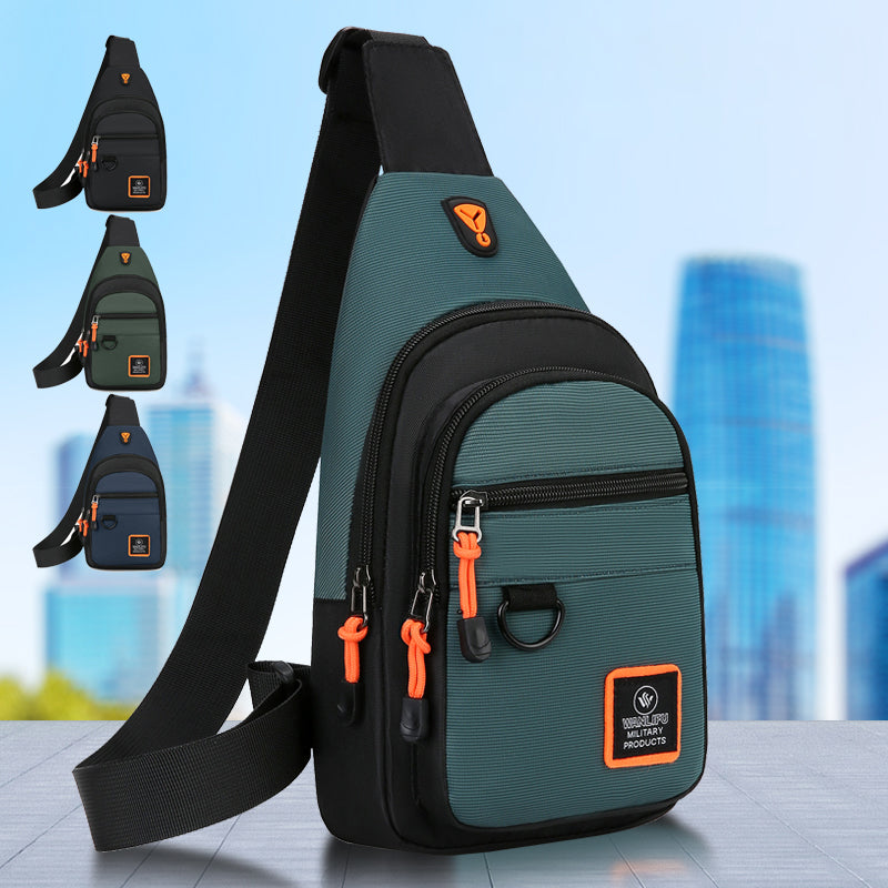 Waterproof Mens Bike Shoulder Bag Outdoor Hiking Travel Backpack Leisure Sports Crossbody Chest Bag 4