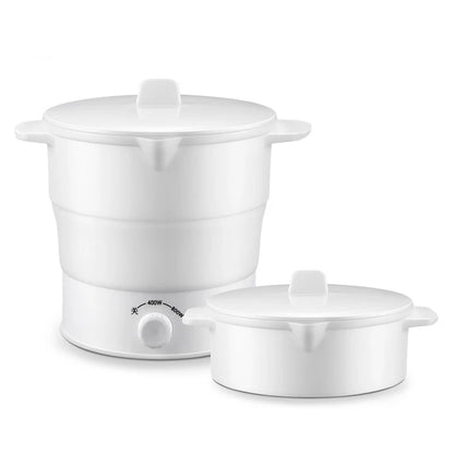 Multi Portable Fold able Silicone Pot, Travel Electric Kettle, Camping Hot Pot Water Boiler, Compact Folding