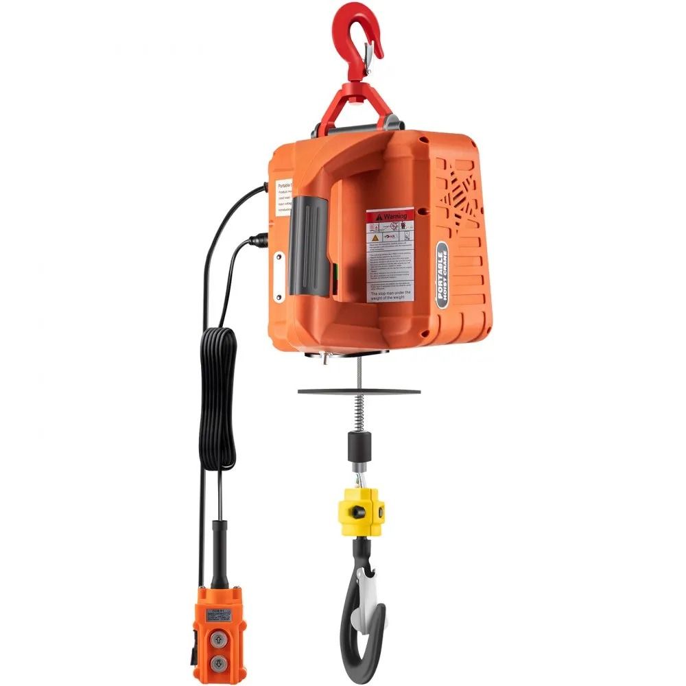 Electric Hoist Winch Portable Power Winch High Lift Height Crane With Wireless Wired Manual Remote  9