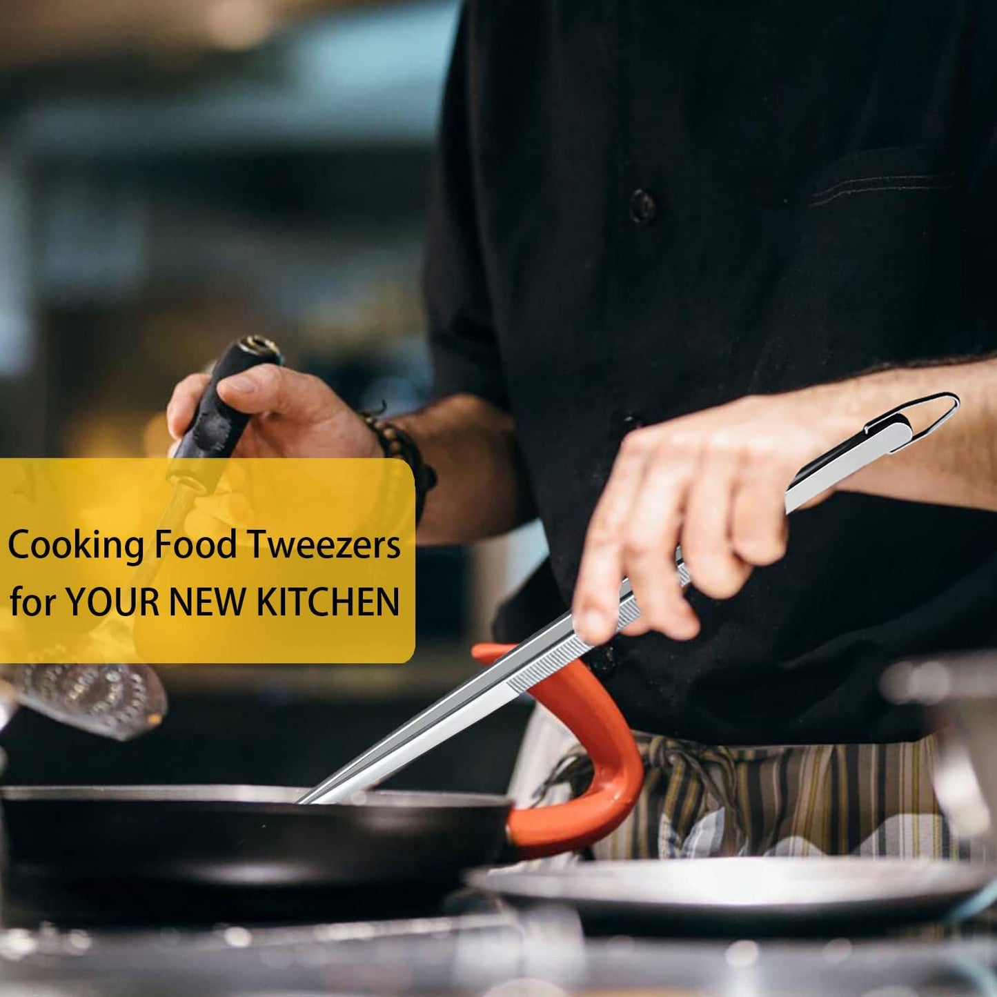 Fine Long Tweezer Tongs For Cooking Stainless Steel Cooking Tweezers Precision Kitchen Tongs For Fo 4