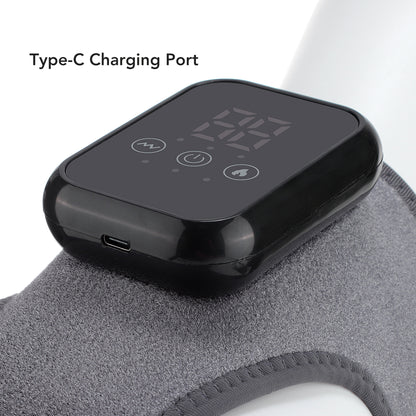 Foot Heat Massager Hot Compresses  Vibration Massager Timer Breathable Material USB Foot And Ankle  5