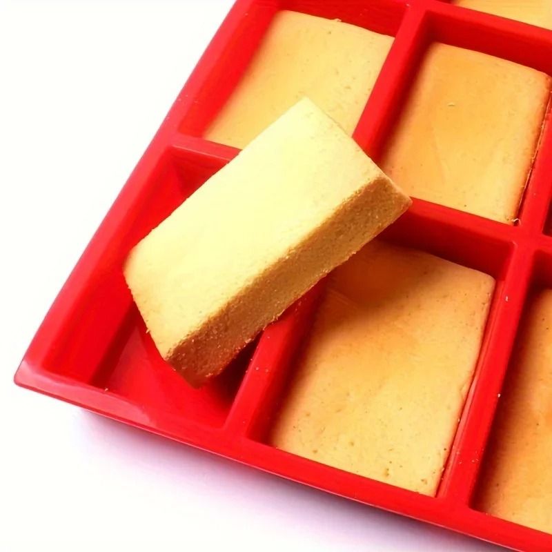 Silicone 9 Cavity Mini Loaf Pan For Baking Cakes Bread Brownies And More 4