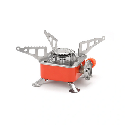 Ultralight Portable Folding Mini Square Cassette Gas Stove Outdoor Cooktop For Camping Hiking Trave 4
