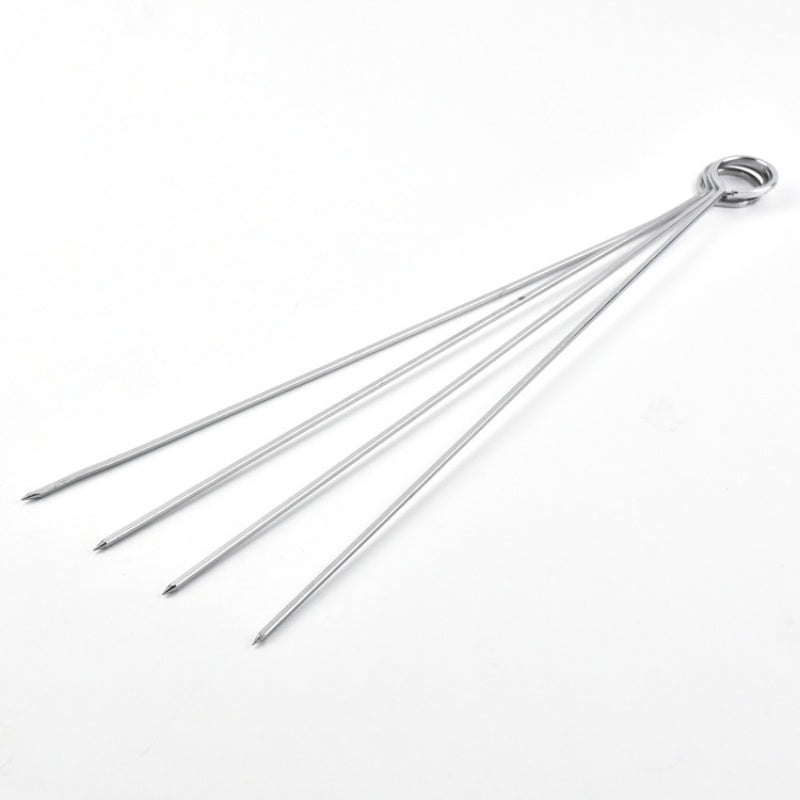 Stainless Steel Barbecue Set, Outdoor Grill Baking Tools, Portable Cloth Bag Oven Combination Tools