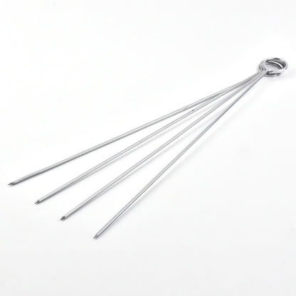 Stainless Steel Barbecue Set, Outdoor Grill Baking Tools, Portable Cloth Bag Oven Combination Tools
