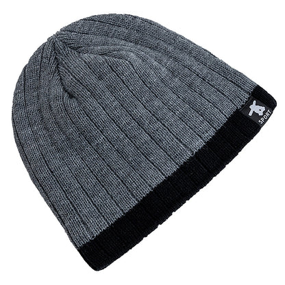 Plush Fur Lined Warm Winter Hats New Style Unisex Beanies Casual Streetwear Knitted Hats For Man Wo 2
