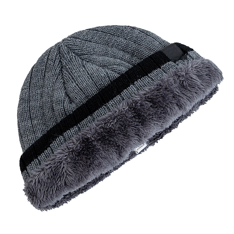Plush Fur Lined Warm Winter Hats New Style Unisex Beanies Casual Streetwear Knitted Hats For Man Wo 3