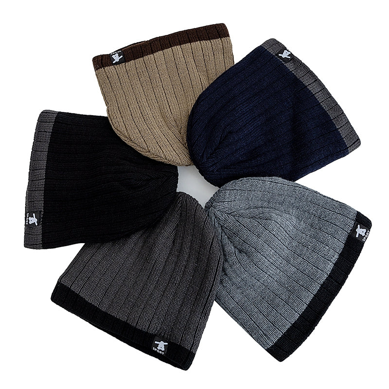 Plush Fur Lined Warm Winter Hats New Style Unisex Beanies Casual Streetwear Knitted Hats For Man Wo 4