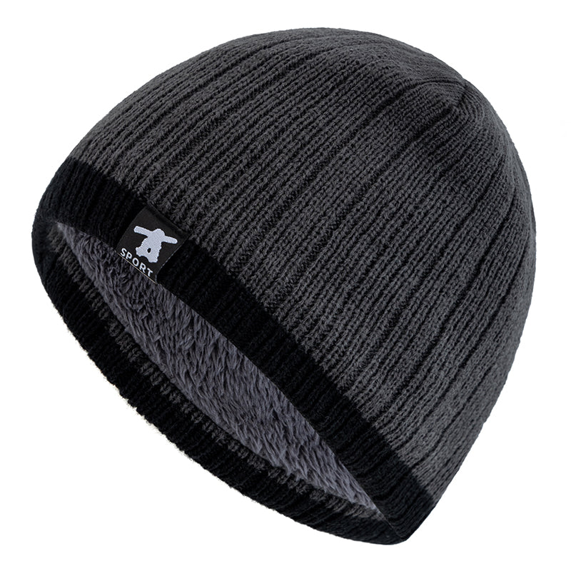 Plush Fur Lined Warm Winter Hats New Style Unisex Beanies Casual Streetwear Knitted Hats For Man Wo 7
