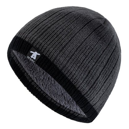 Plush Fur Lined Warm Winter Hats New Style Unisex Beanies Casual Streetwear Knitted Hats For Man Wo 7