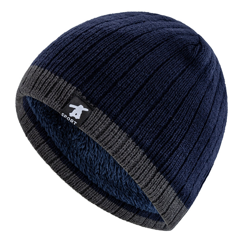 Plush Fur Lined Warm Winter Hats New Style Unisex Beanies Casual Streetwear Knitted Hats For Man Wo 8