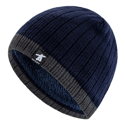 Plush Fur Lined Warm Winter Hats New Style Unisex Beanies Casual Streetwear Knitted Hats For Man Wo 8