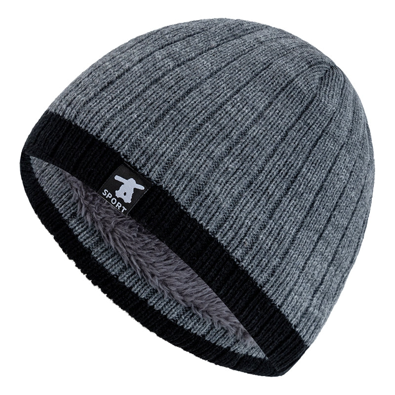 Plush Fur Lined Warm Winter Hats New Style Unisex Beanies Casual Streetwear Knitted Hats For Man Wo 9